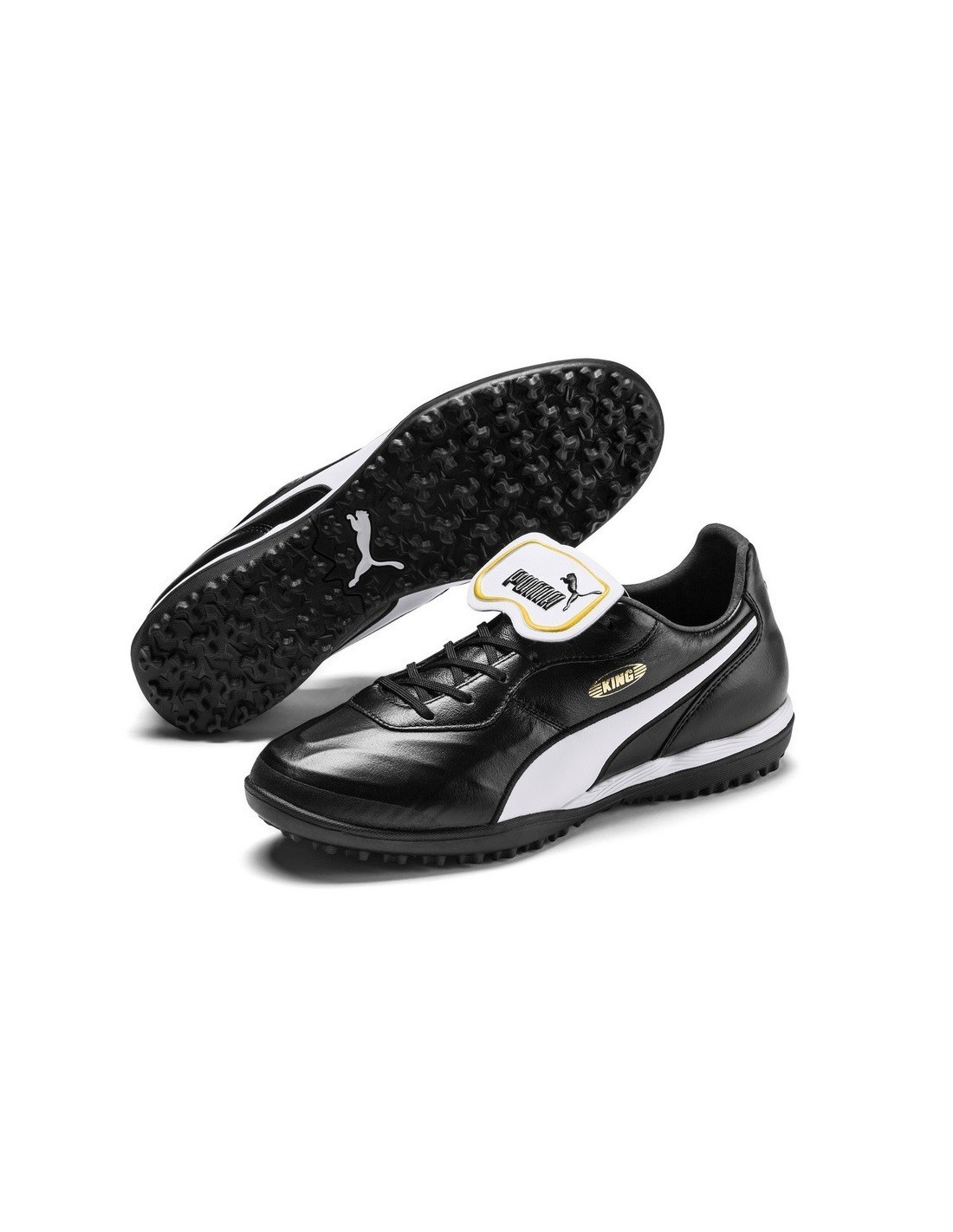 PUMA BOTAS DE FÚTBOL KING TOP TT NEGRAS ADULTOS