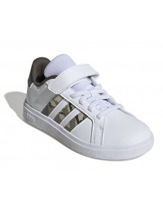 ADIDAS ZAPATILLAS GRAND COURT 2.0 BLANCO/CAMUFLAJE NIÑOS 2