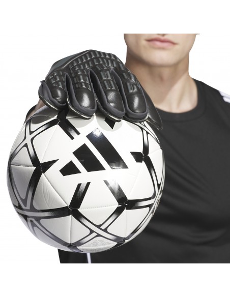 ADIDAS GUANTES DE PORTERO PREDATOR GL MATCH FINGERSAVE NEGROS ADULTOS