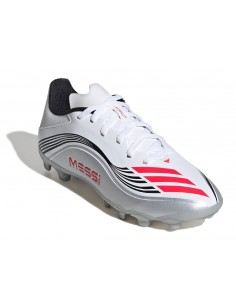 ADIDAS BOTAS F50 LEAGUE MESSI FG/MG BLANCO NIÑOS 2