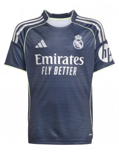 ADIDAS CAMISETA REAL MADRID 2ª EQUIPACIÓN 2025/26 NIÑOS
