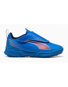 PUMA BOTAS ULTRA 6 PLAY VELCRO TF AZUL NIÑOS 2