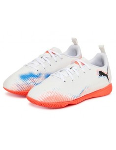 PUMA BOTAS FÚTBOL SALA FUTURE 8 PLAY BLANCAS NIÑOS