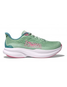 HOKA ZAPATILLAS RUNNING MACH 6 TURQUESA/ROSA MUJER