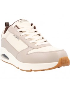 SKECHERS ZAPATILLAS UNO - ALDER GRIS HOMBRE 2