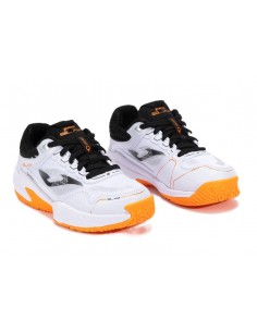JOMA ZAPATILLAS PADEL SLAM JR 2502 BLANCO/NARANJA JUNIOR 2