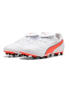 PUMA BOTAS KING LIGA FG/AG BLANCAS ADULTOS