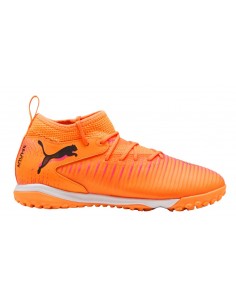 PUMA BOTAS FUTURE 8 MATCH TT+MID NARANJA NIÑOS