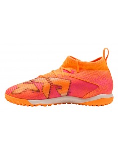 PUMA BOTAS FUTURE 8 MATCH TT+MID NARANJA NIÑOS 2