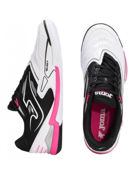 JOMA BOTAS SALA CANCHA 2502 BLANCO/NEGRO ADULTOS