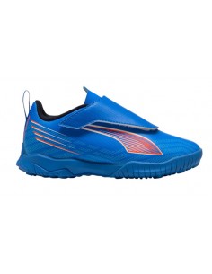 PUMA BOTAS ULTRA 6 PLAY VELCRO TF AZUL NIÑOS 2